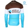 Maillot 2018 AG2R La Mondiale Hiver Thermal Fleece N002